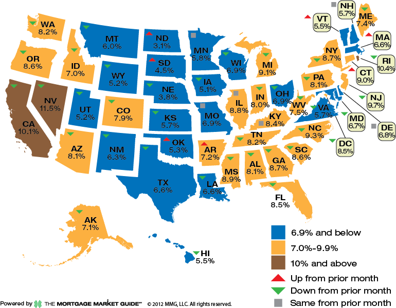 Closing Costs Map