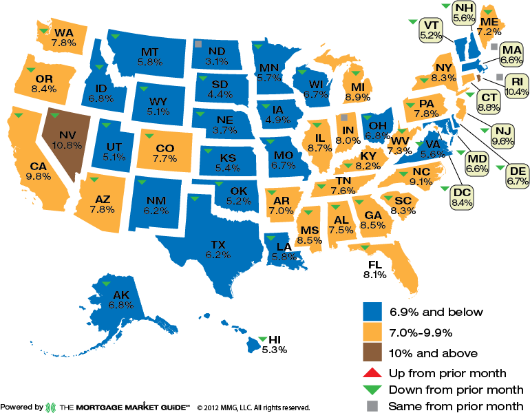 Closing Costs Map